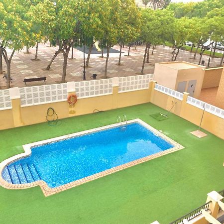 Casa Tino 500M Playa Terraza Garaje Piscina Apartment Aguadulce  Luaran gambar
