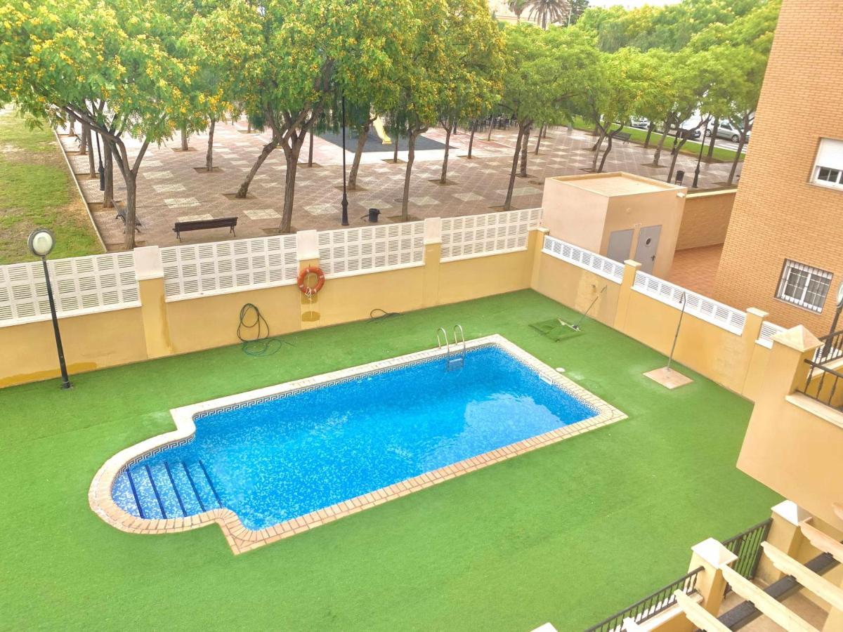 Casa Tino 500M Playa Terraza Garaje Piscina Apartment Aguadulce  Luaran gambar